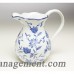 Charlton Home Fiorini Floral Design Porcelain Pitcher CHRH4768